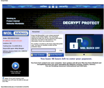 Decrypt Protect Ransomware is scareware that frightens computer users into paying to unlock their computers.