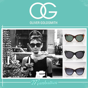 Oliver Goldsmith Manhattan sunglasses as worn by Audrey Hepburn in Breakfast at Tiffany's