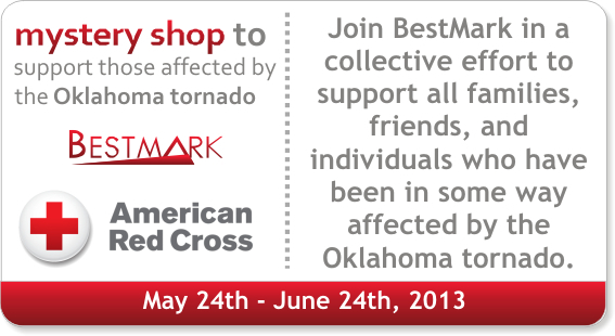 BestMark & American Red Cross partner with shoppers to aid in Oklahoma tornado relief efforts. Join us at http://shop.bestmark.com