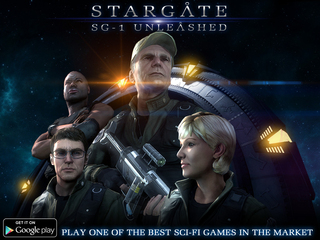 A new Interactive Adventure Game is now in the Google Play Store, Stargate SG-1: Unleashed Ep 1