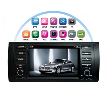 Car DVD Navigation DVB-T For Audi A6 7 inch with Touchscreen RDS GPS IPOD CAN BUS