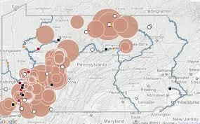 Fracking Zones in Western Pennsylvania