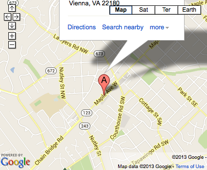 Virginia Family Medicine new office location in Vienna, VA. 