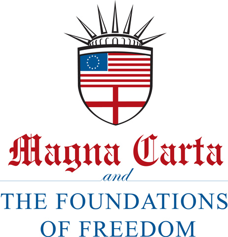 logo for Magna Carta and the Foundations of Freedom exhibit appearing at Fraunces Tavern Museum