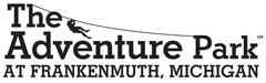 The Adventure Park at Frankenmuth's logo (black and white)