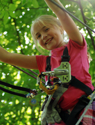 A climb at The Adventure Park is not only fun but builds self-confidence.