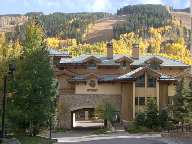 Autumn arrives at the Antlers at Vail Hotel