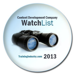 JPL Named to 2013 Content Development Companies Watch List by TrainingIndustry.com