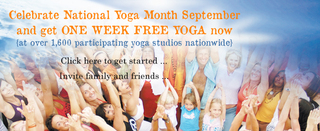 National Yoga Month celebrates Health Benefits of Yoga at over 2,000 Yoga Studios nationwide