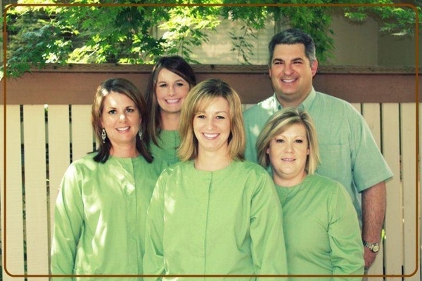 Eugene dentist, Kenneth M. Jones, DMD, and his dental team