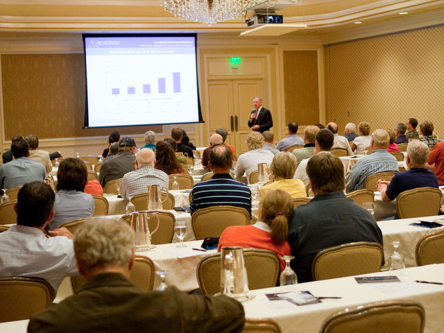 The event featured an educational discussion of healthcare REITs.