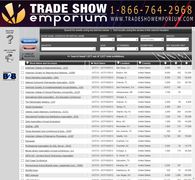 Printscreen of our Trade Show Calendar