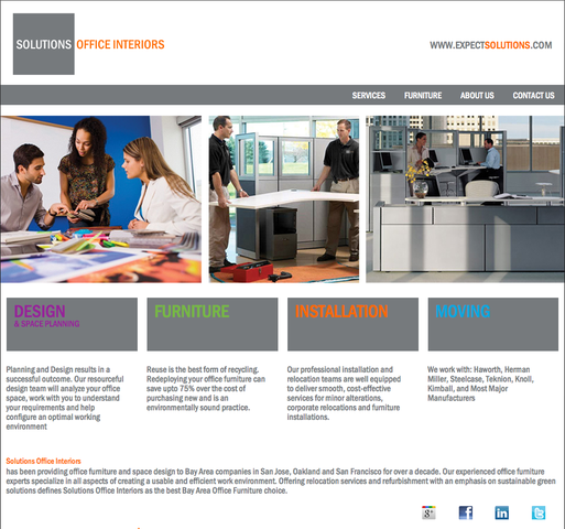 Solutions Office Interiors New Website