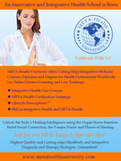 META-Health University courses and degrees in Integrative Medicine www.metahealthuniversity.com