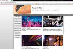 Screen Capture of Edge Music Network's Channel