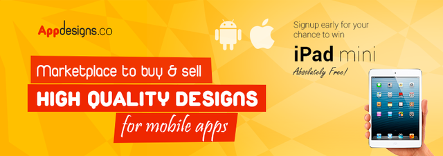 AppDesigns - Signup and Win Mini iPad Offer
