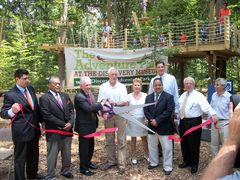 The Ribbon Cutting Ceremony for The Adventure Park at The Discovery Museum on July 16, 2012, (See detailed caption for CERC3 in main text.)