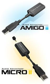Turtle Beach® Announces Audio Advantage® Amigo II and Micro II USB Sound Cards for Mac® and Windows® PCs…
