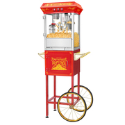 Red Good Time Full Cart Popcorn Popper by Great Northern Popcorn