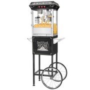 Black Good Time Full Cart Popcorn Popper by Great Northern Popcorn