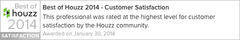 Best-Of-Houzz 2014 - Customer Satisfaction