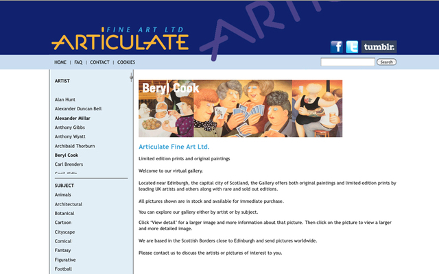 Welcome to the New Articulate website Home Page