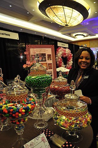 Felicia Evans Long of Sweet Events and Planning at January 24, 2010 Washington Bridal Showcase in Bethesda, Md.