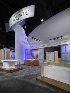 ProExhibits Wins New 30'X70' Custom Trade Show Exhibit Design & Build for Aquatic