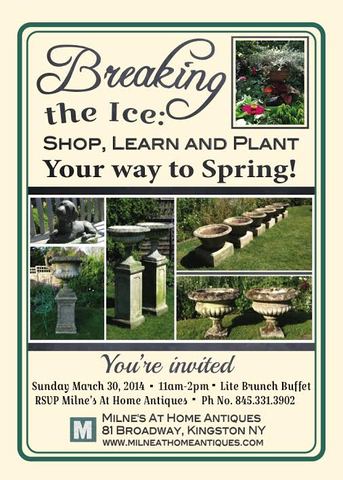 You're invited to Milne's Gardening event on March 30, 2014