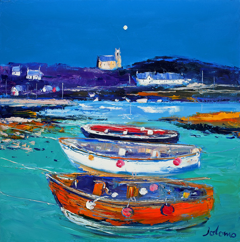 John Lowrie Morrison, Church and Boats, Arinagour, Isle of Coll