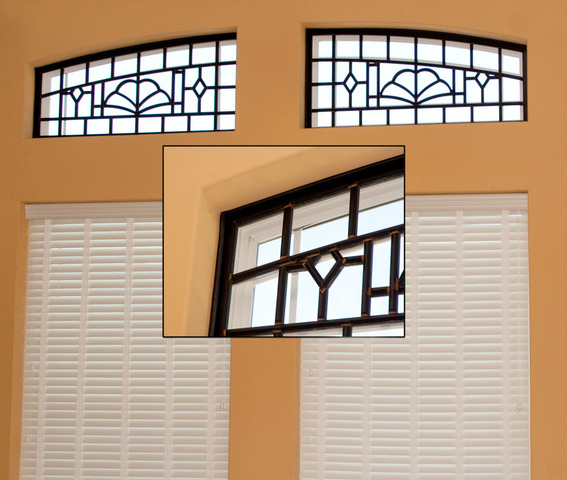 Tableaux® Faux Wrought Iron Window Treatment Assembly with Snug Seal™