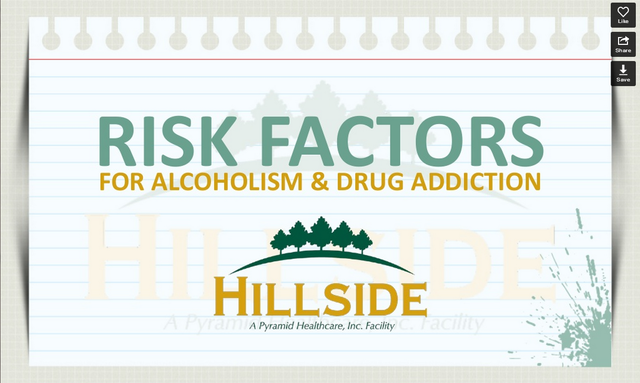 Hillside Slide Show: Risk Factors for Alcoholism & Drug Addiction