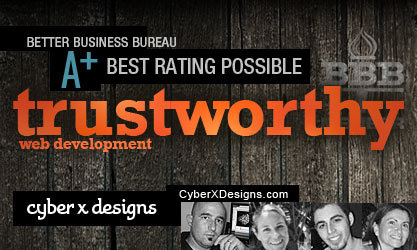 New Jersey web design firm Cyber X Designs