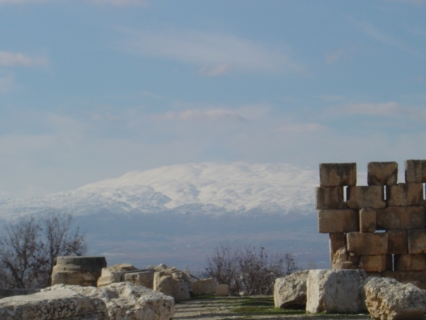 Roman ruins in the Bekaa Valley