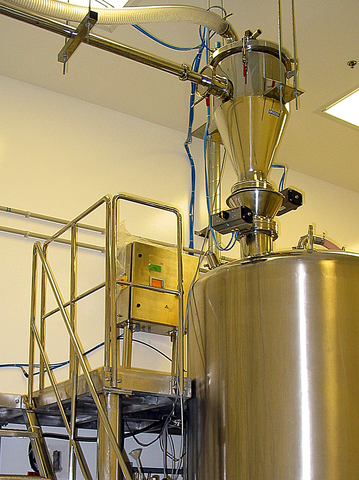 This is an example of a VAC-U-MAX pneumatic conveying system.