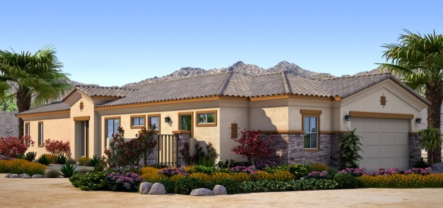 Desert Princess Homes at Desert Princess Country Club offers three architecturally inspired floor plans ranging from 1,860 to 2,100 square feet of living space, starting in mid $300,000's.