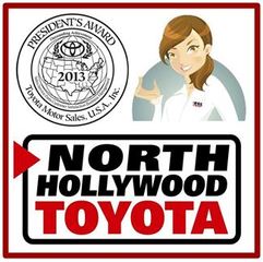 North Hollywood Toyota Won the Very Coveted President's Award for 2013 for Los Angeles Region