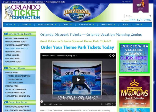 As an authorized ticket re-seller for Universal Orlando®, Walt Disney World® Resort, SeaWorld® Parks and Entertainment, 