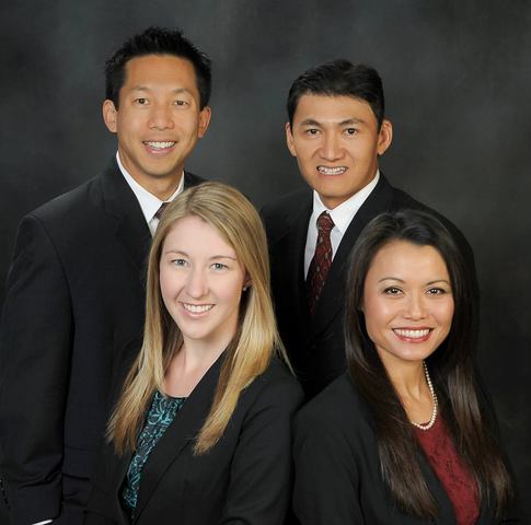 Doctors of Optometry at EyeLux Optometry. Clockwise from upper left, Brian Chou, O.D., Kelvin Nguyen, O.D., Jacquelin Le, O.D., and Kimberly Michel, O.D.