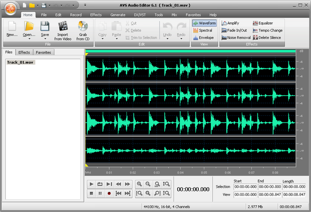 AVS Audio Editor 6.1