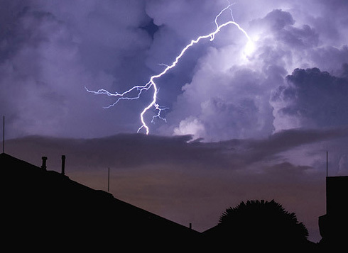 Lightning Rods or Air Terminals Atop Florida Homes