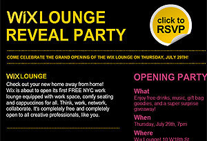 Wix Lounge Opens Free Designing Space for Creative Professionals to Meet, Work and Socialize