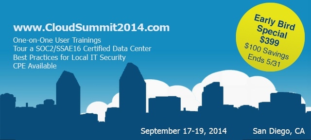 Cloud Summit 2014 is THE Event Not To Be Missed!