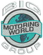 Big Motoring World - Embroidery example