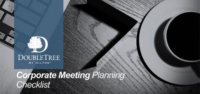 DoubleTree Downtown Pittsburgh outlines the steps of planning a corporate meeting.