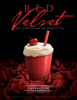 Cappuccine Launches NEW "Red Velvet Frappe"