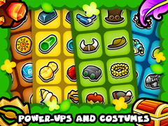 As the players race their way to the exit, they can pick up as many coins and stars to open new levels and buy helpful items.