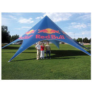 Red Bull Star Shade 400 with seating for up to 44 people.