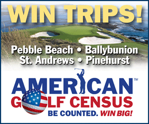 American Golf Census Sweepstakes Announces First Winners of $100,000 