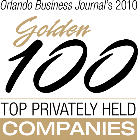 Orlando Business Journal Golden 100 Ultimate Newcomer List